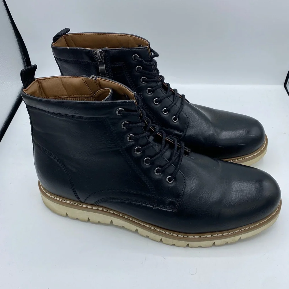Steve Madden Men's Broome Chukka Boot, Black size 12 fall‎ winter normcore